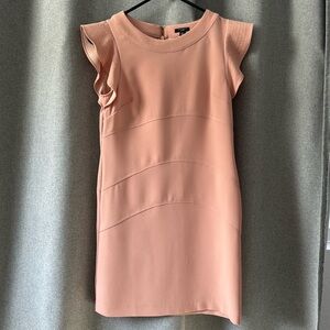 Peach light pink Ann Taylor dress
